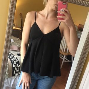 Elegant Black Blouse Tank